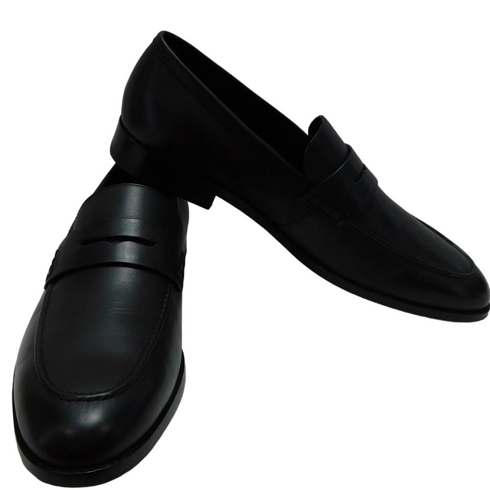 Coach Declan Leather Black Loafers Men's Size 11.5 New In Box